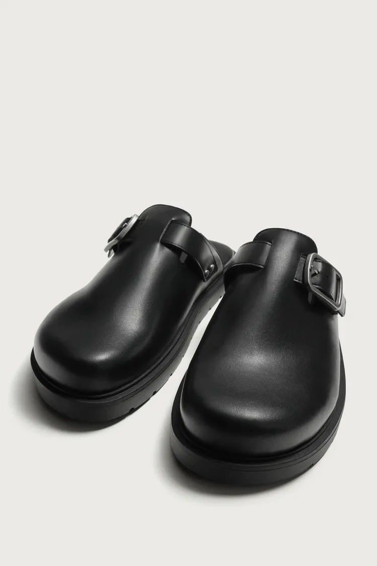 Zara buckle mule