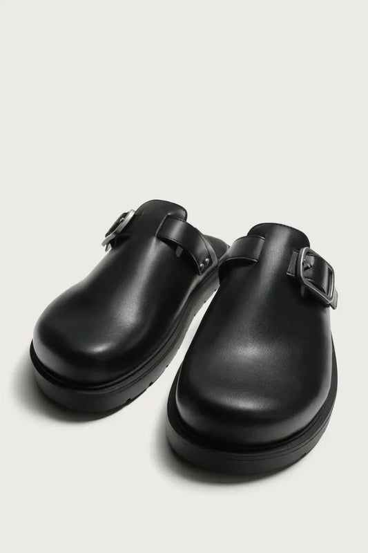 Zara buckle mule