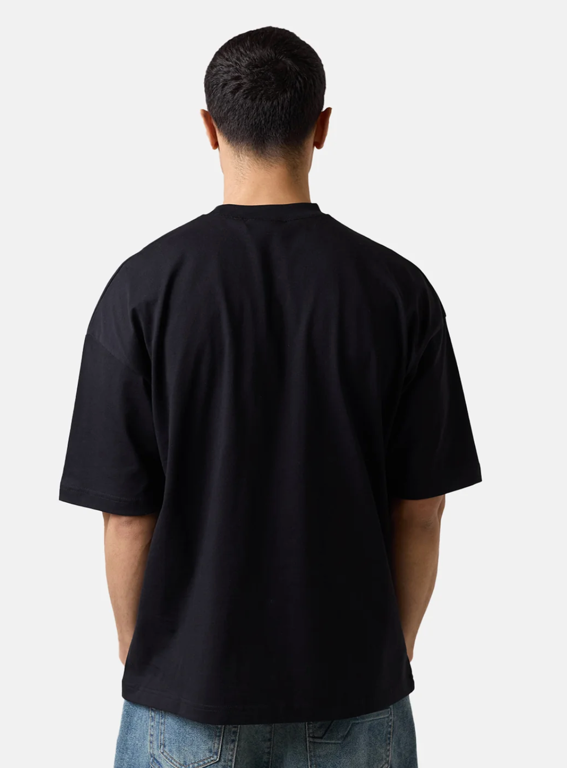 280GSM oversized cotton boxy plain t- shirt