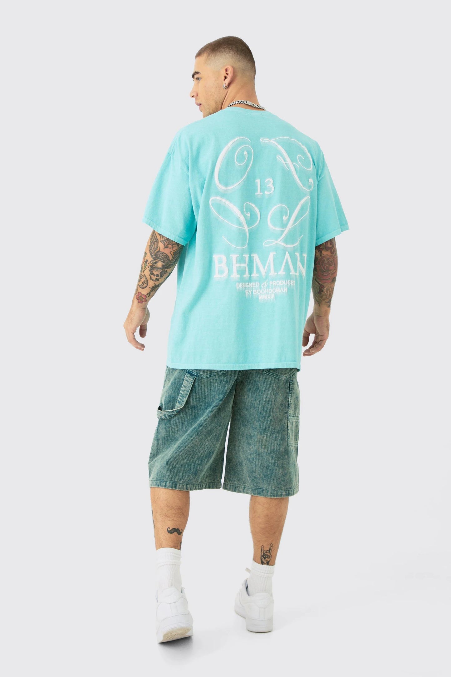 Boohoo oversized washed tee