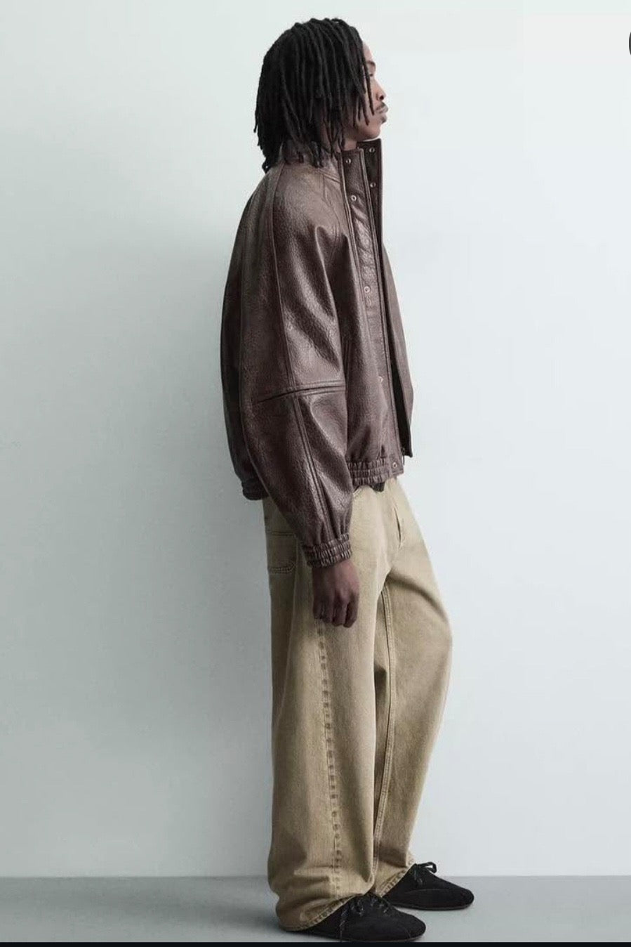 Zara leather jacket