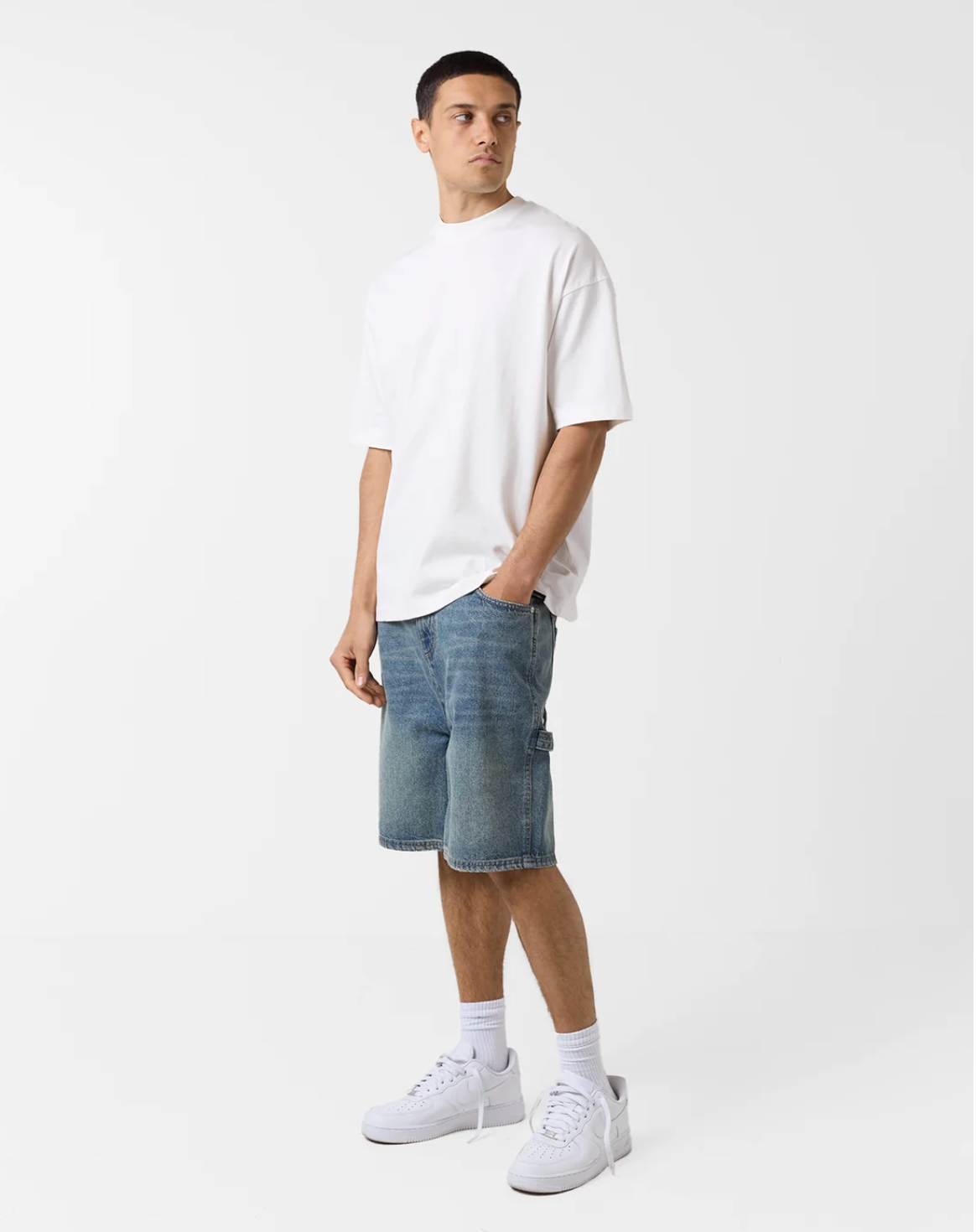 280GSM oversized cotton boxy plain t- shirt