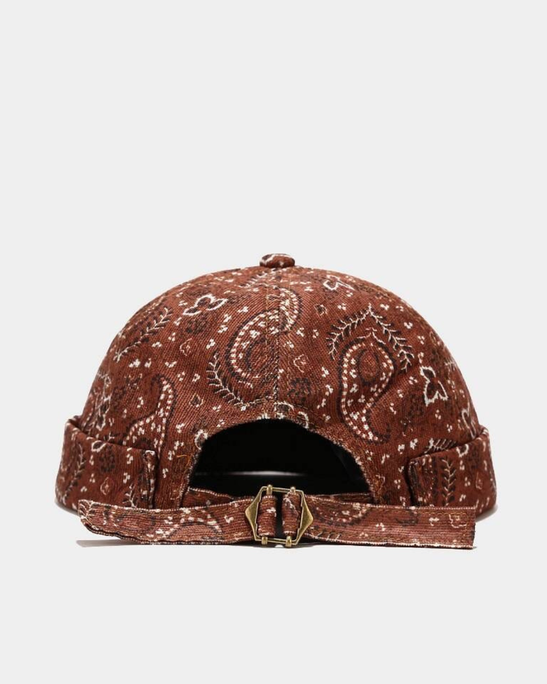 Paisley print docker hat