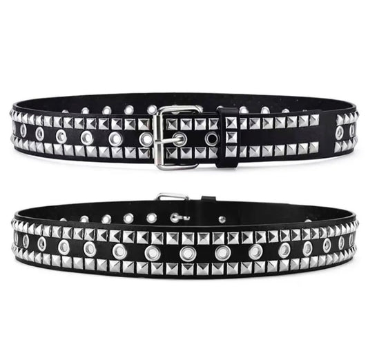Studded punk belt