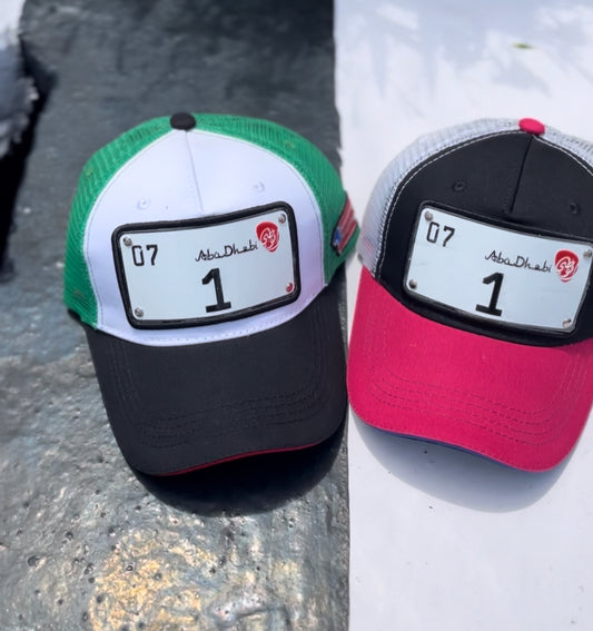 AD 1 plate trucker hat