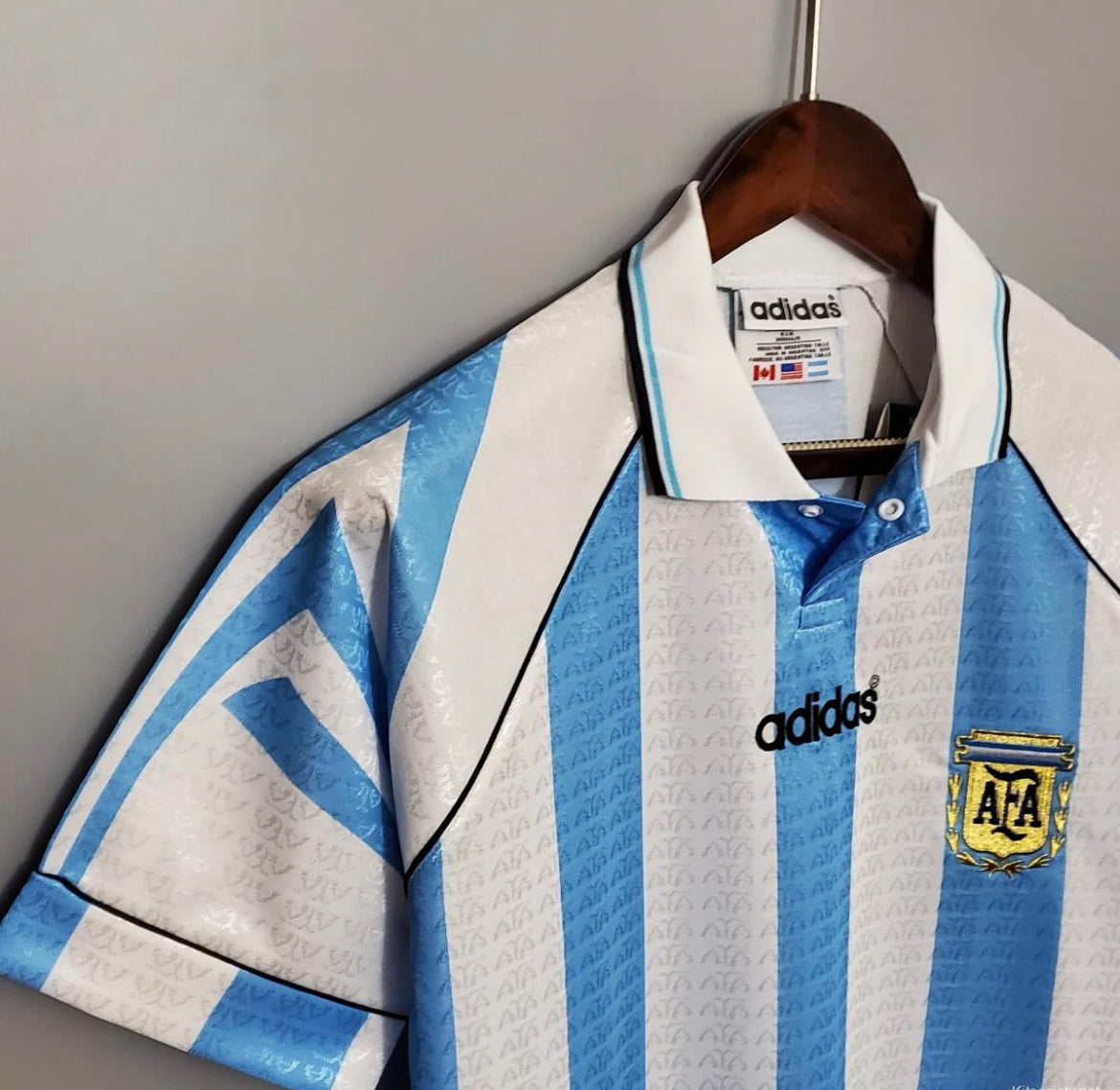 Argentina 1996 Home retro Jersey RTRJSY002