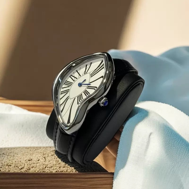Medieval small dial leather watch