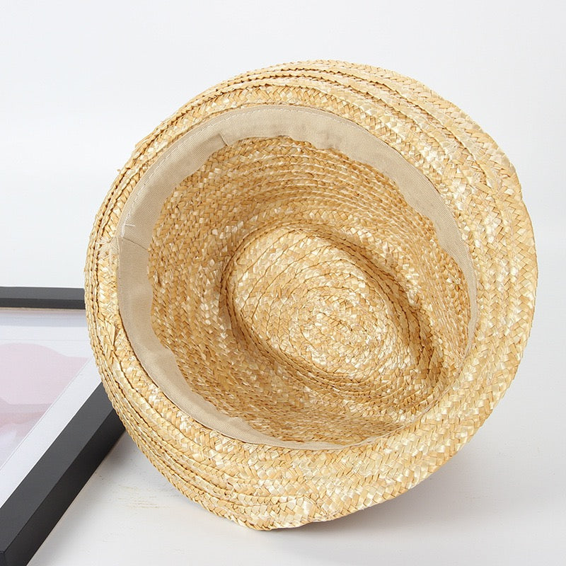 Hard straw hat