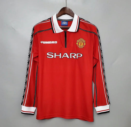 Manchester United 1998-1999 retro longsleeve jersey