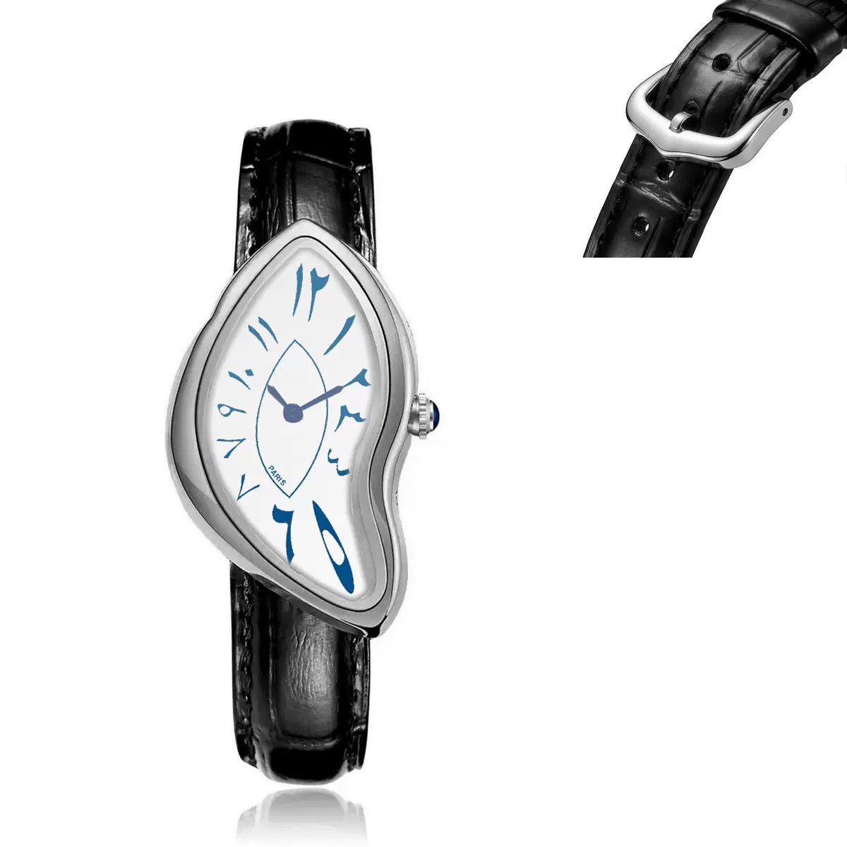 Medieval small dial leather watch