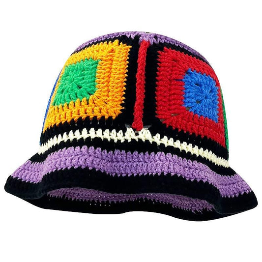 Floral pattern Crochet knit hat