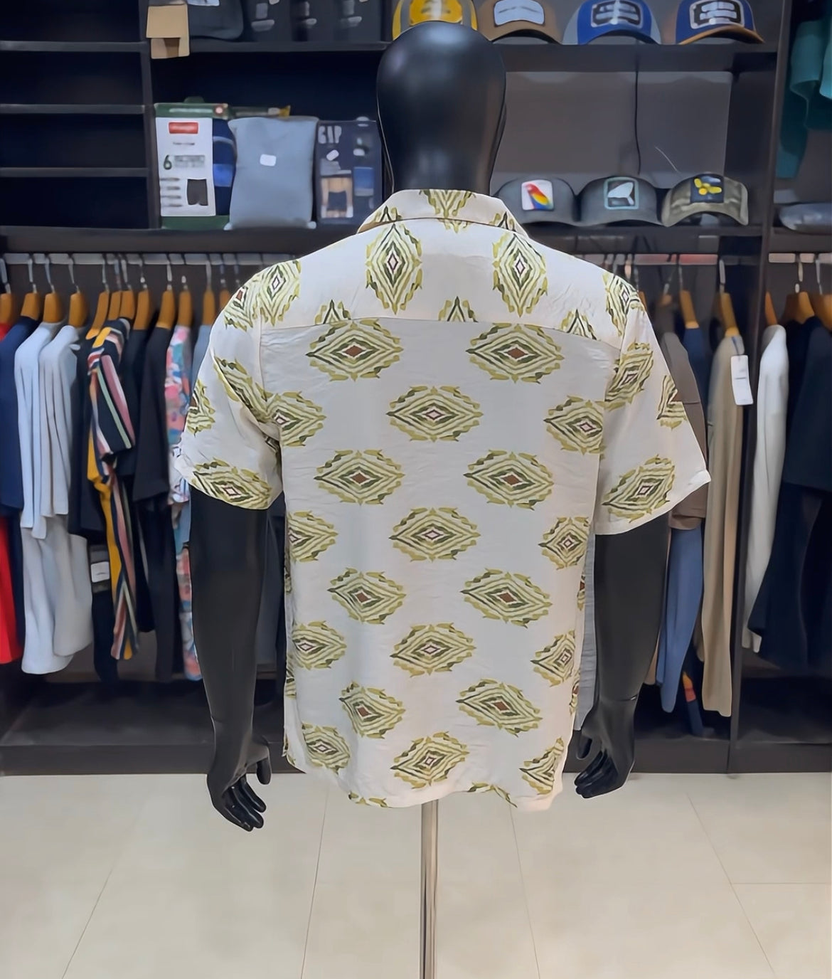 Primark emblem textured revere shirt