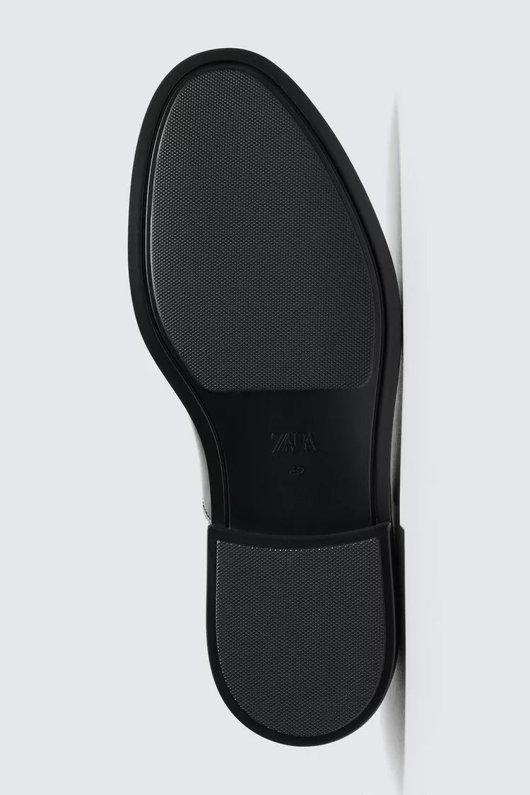Zara FAUX-PATENT DRESS SHOES