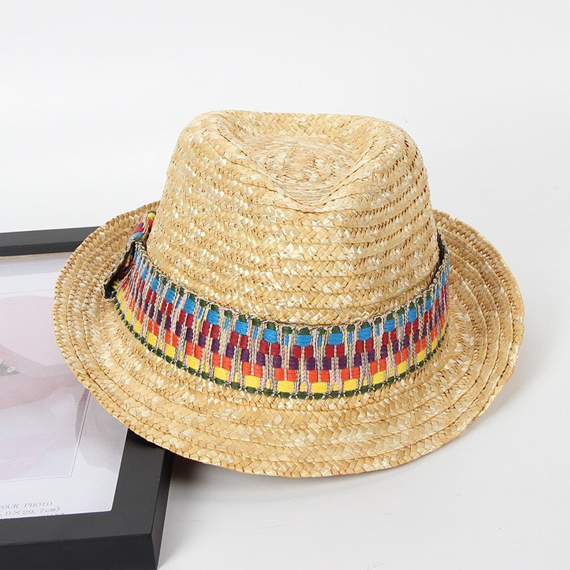 Hard straw hat