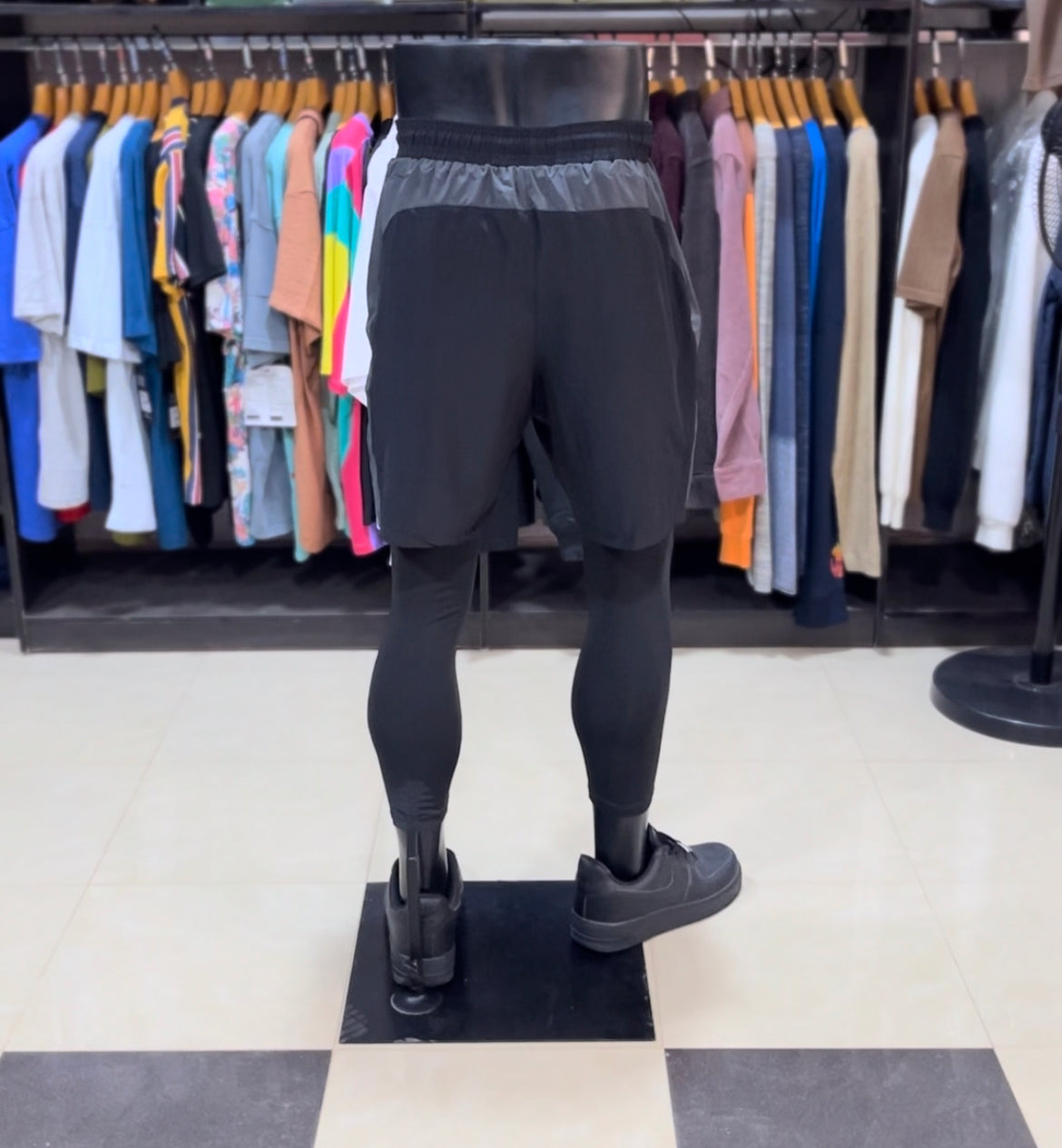 Adidas 2in1 fitness short with waistband