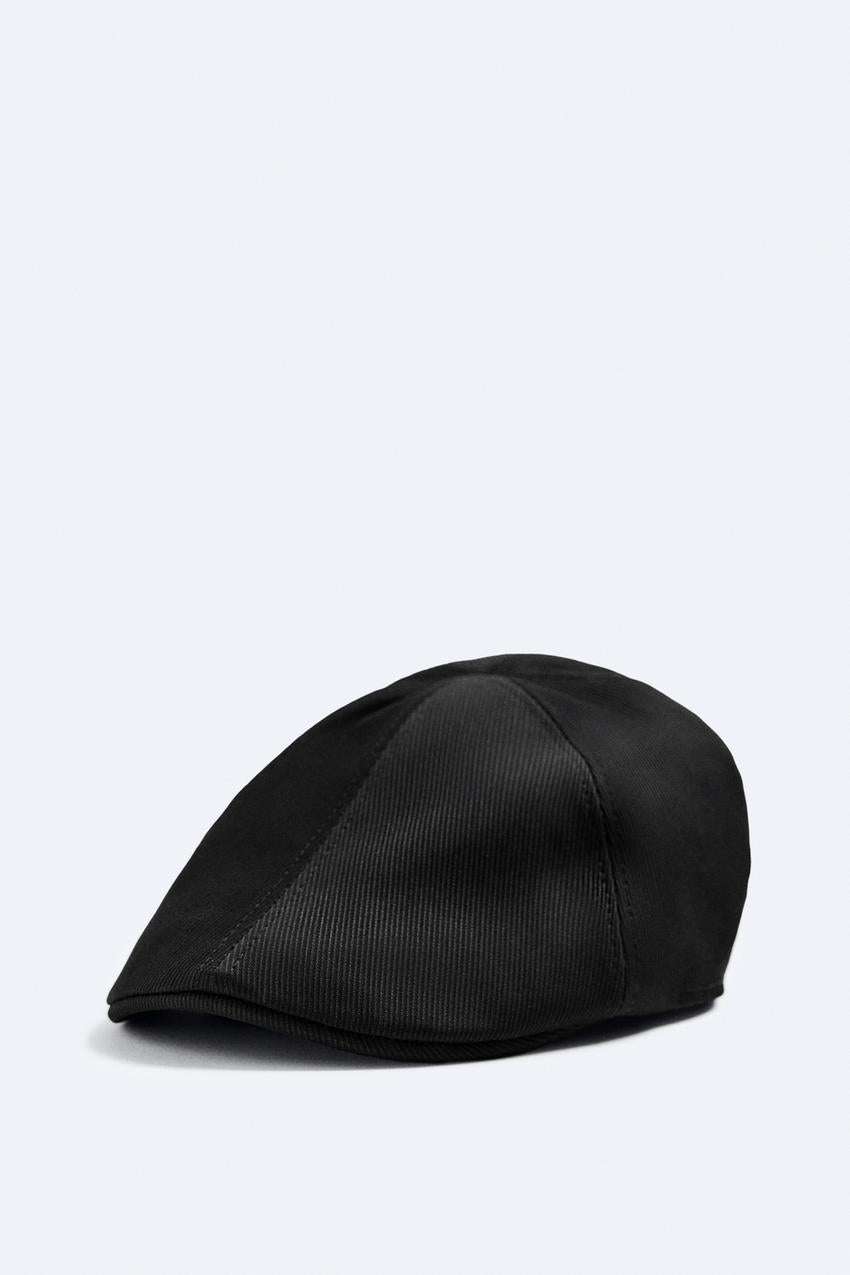 Zara corduroy gatsby hat