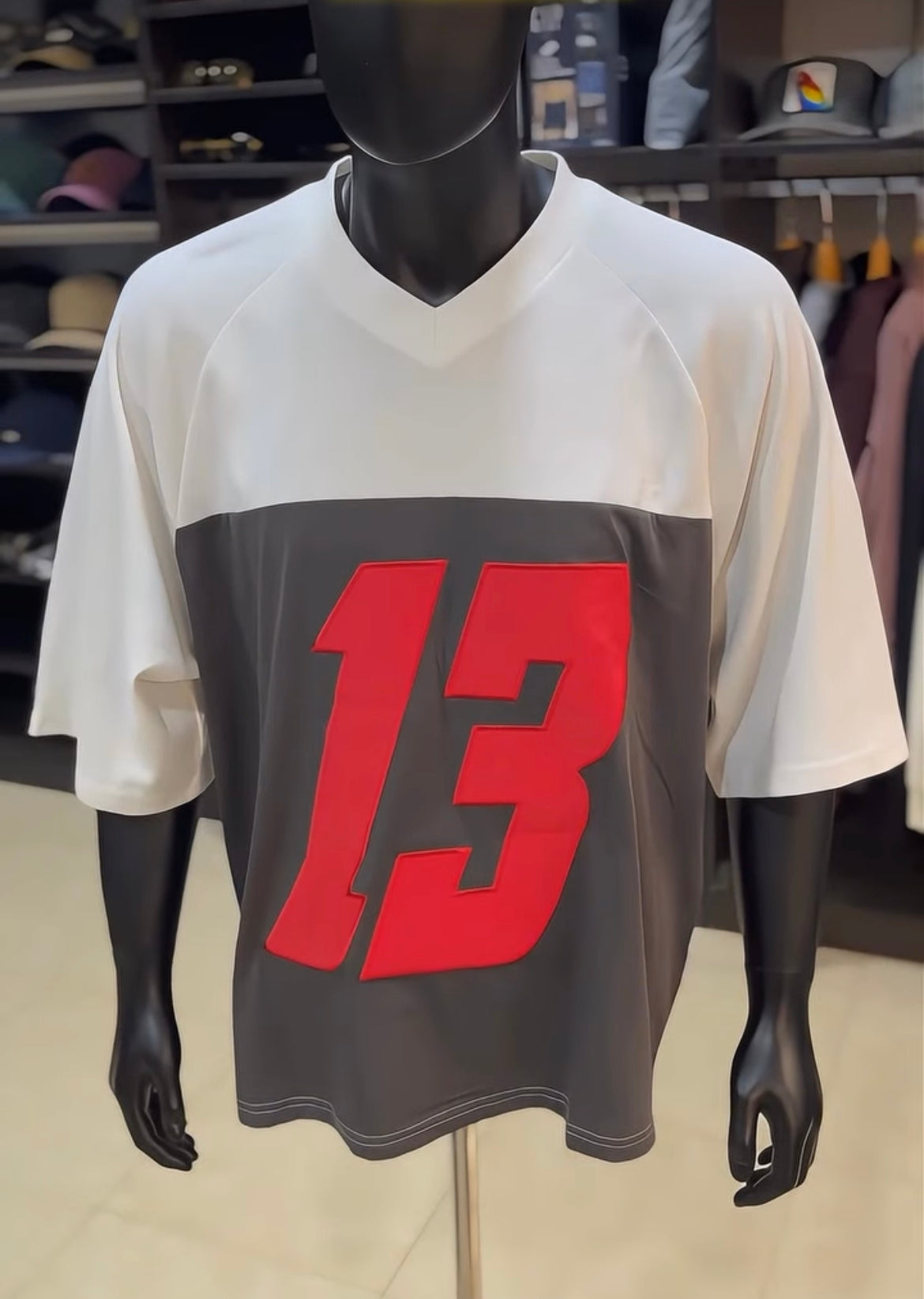 Boohoo oversized football shirt