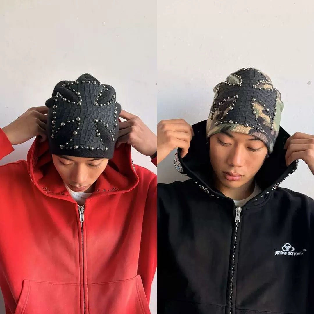 Goth skull cap