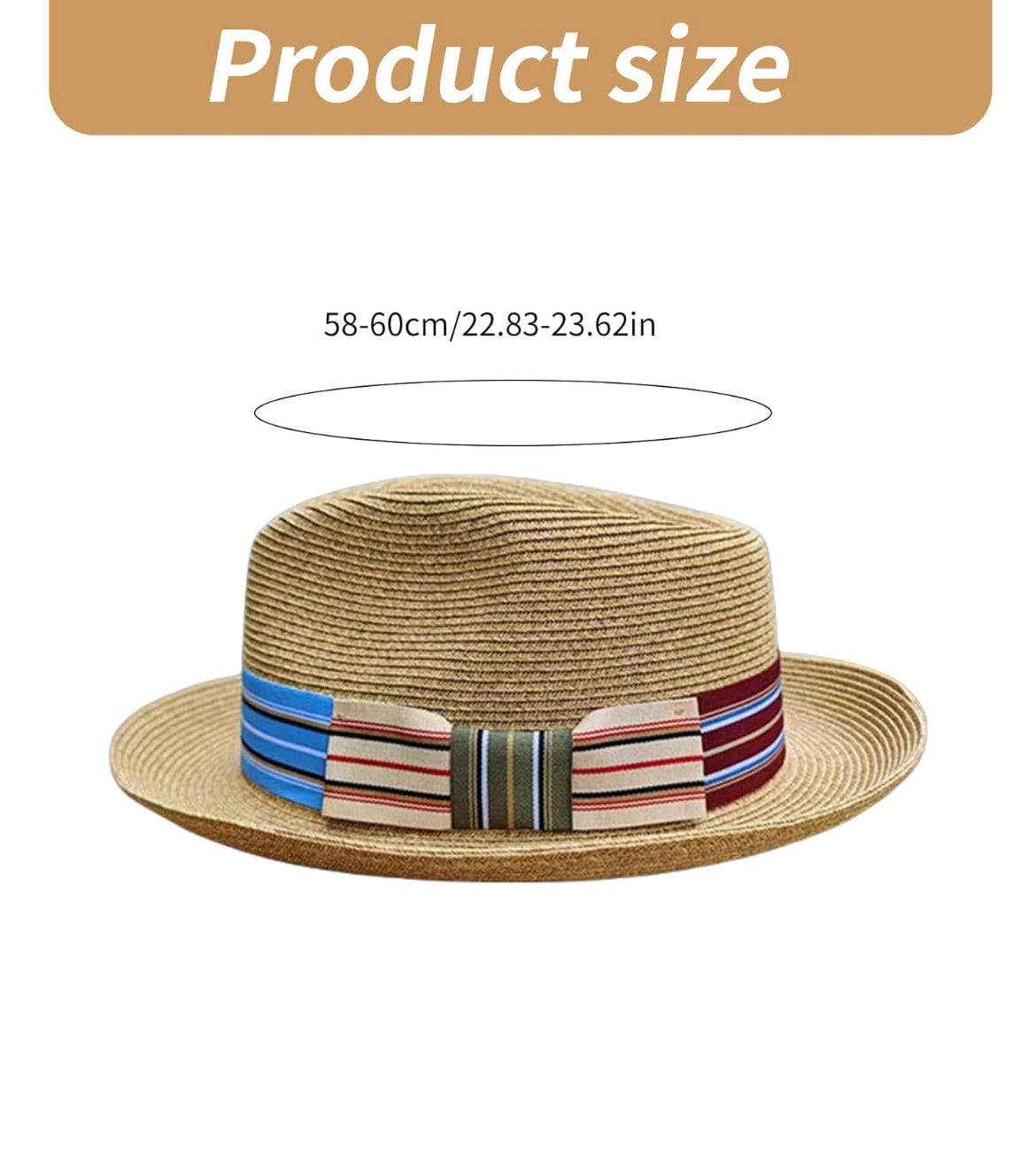 Fedora Straw Hat