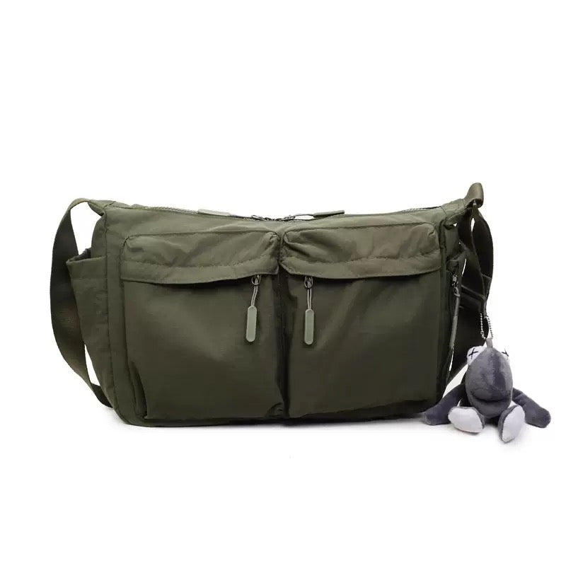 Puffer charm crossbody bag