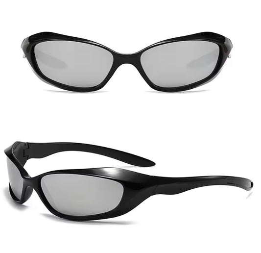 Y2K biker narrow glasses