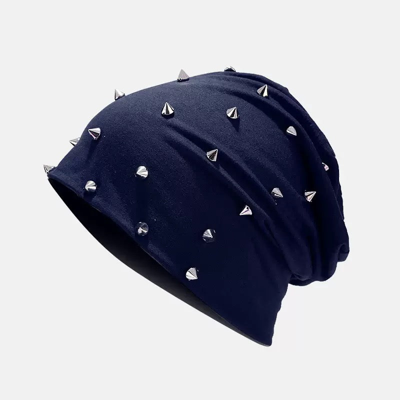 Studded skull cap