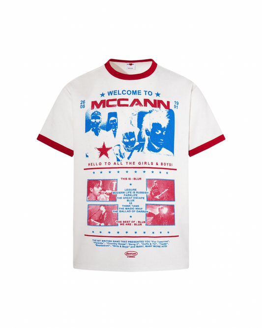 Mccann ringer tee white/ox