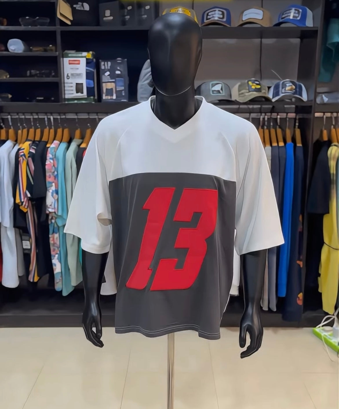 Boohoo oversized football shirt