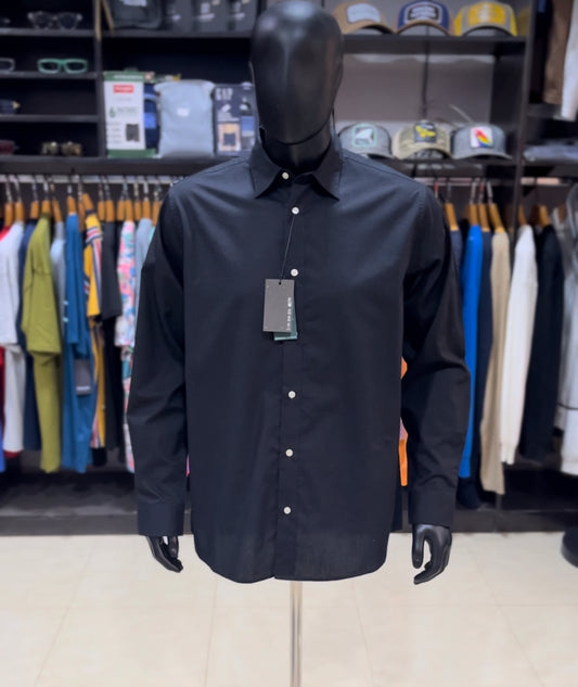Only & Sons  cotton shirt in black