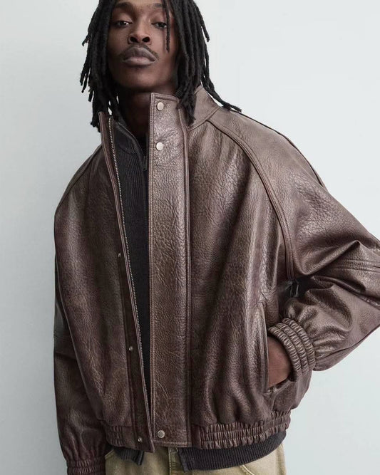 Zara leather jacket