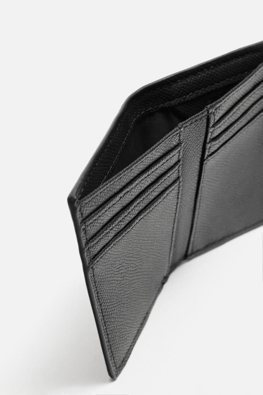 Zara Vertical cardholder with note compartment