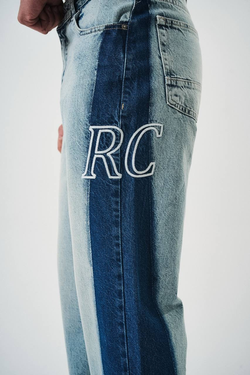 Retro club embroidered jeans