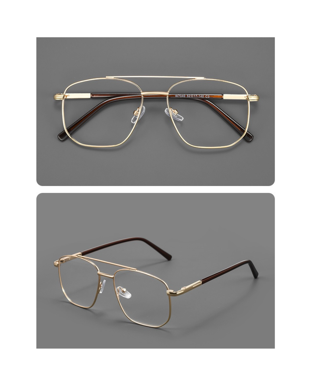 Square aviator glasses