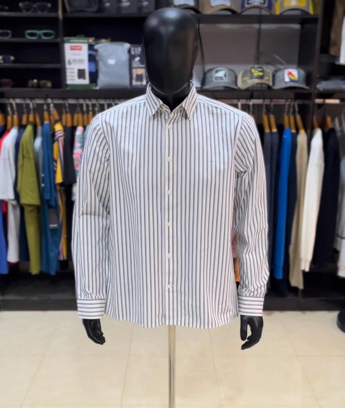 Only & Sons  stripe cotton shirt
