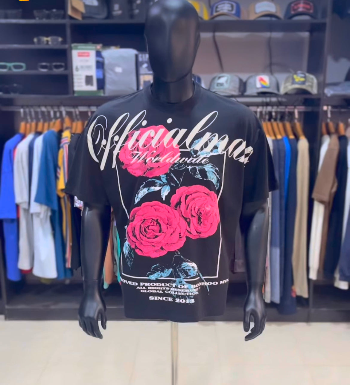 Boohoo Floral graphic tee