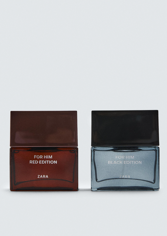 Zara FOR HIM + FOR HIM RED EDITION EDP 2 X 50 ML perfume