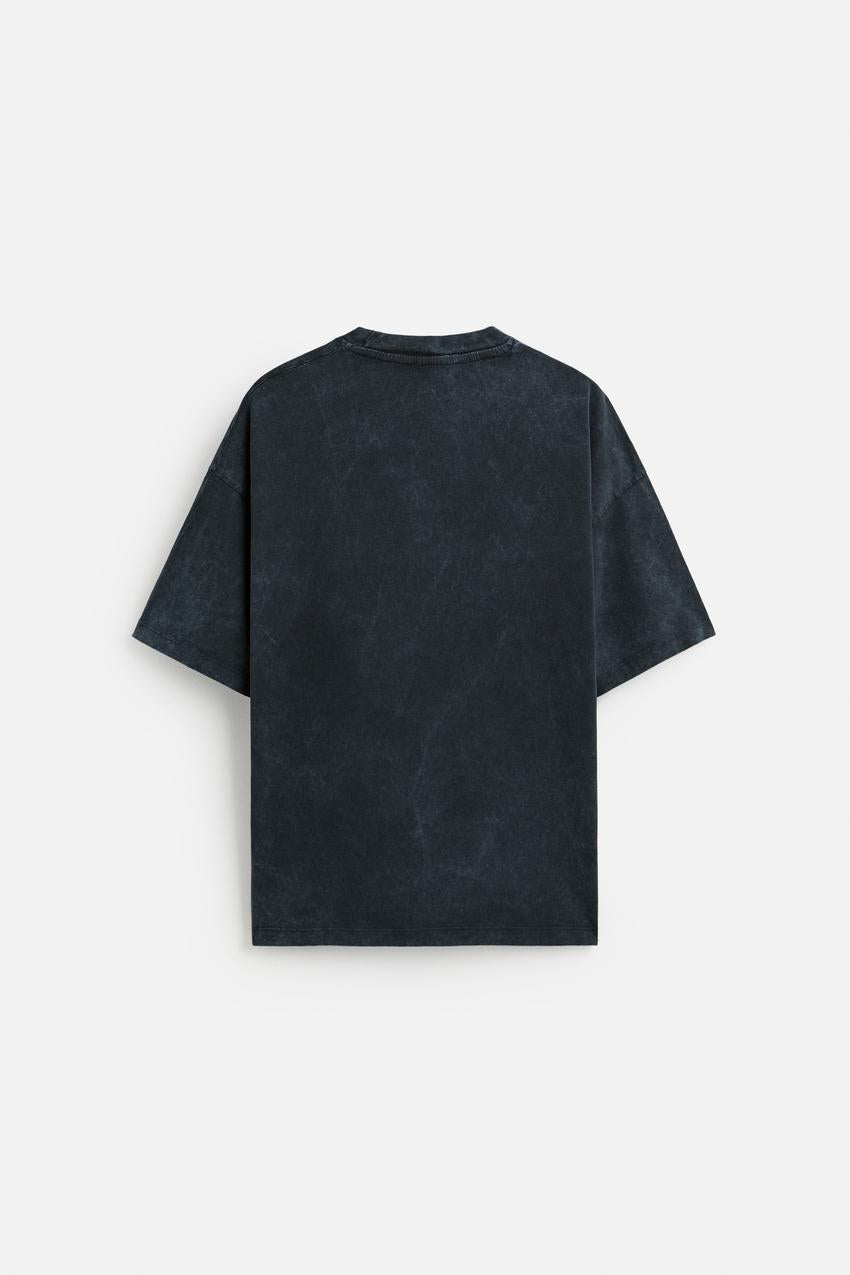 Zara Washed effect radiant aura tee