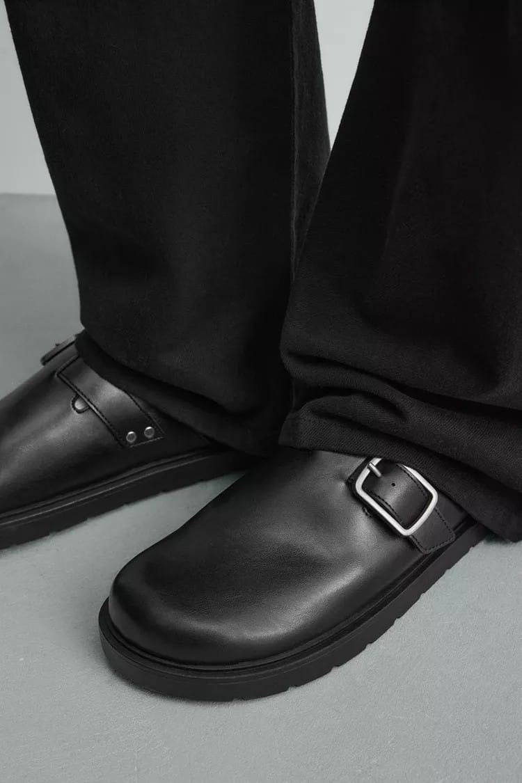 Zara buckle mule