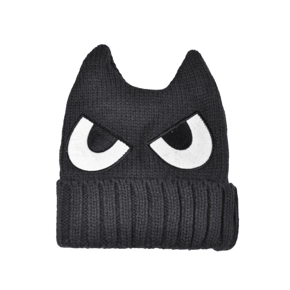 Eye embroidered beanie