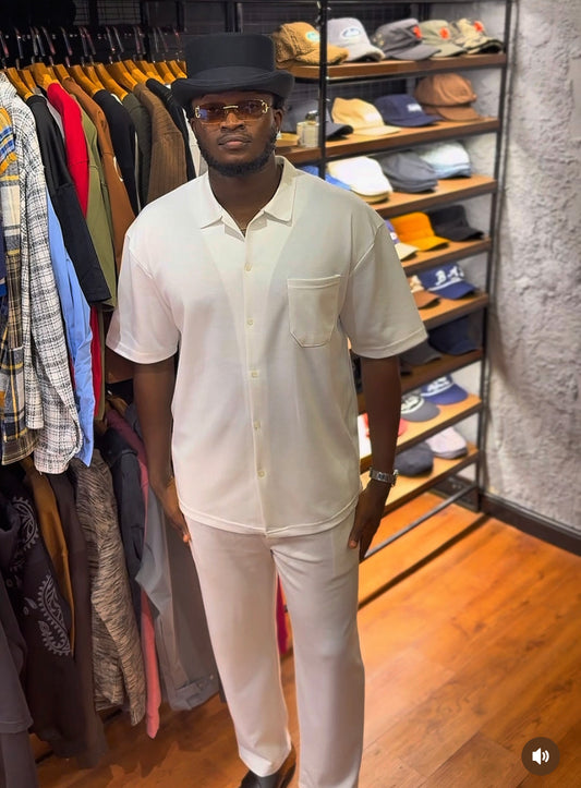 All white 2pcs set