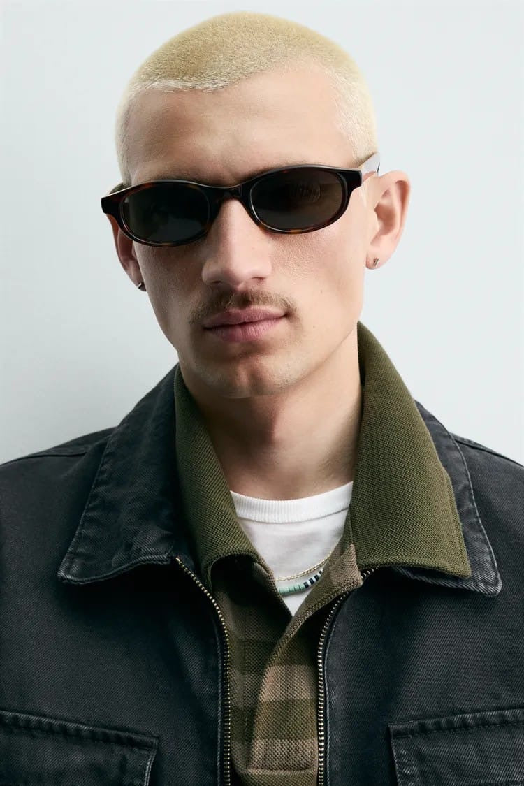 Zara washed denim dnwr work jacket