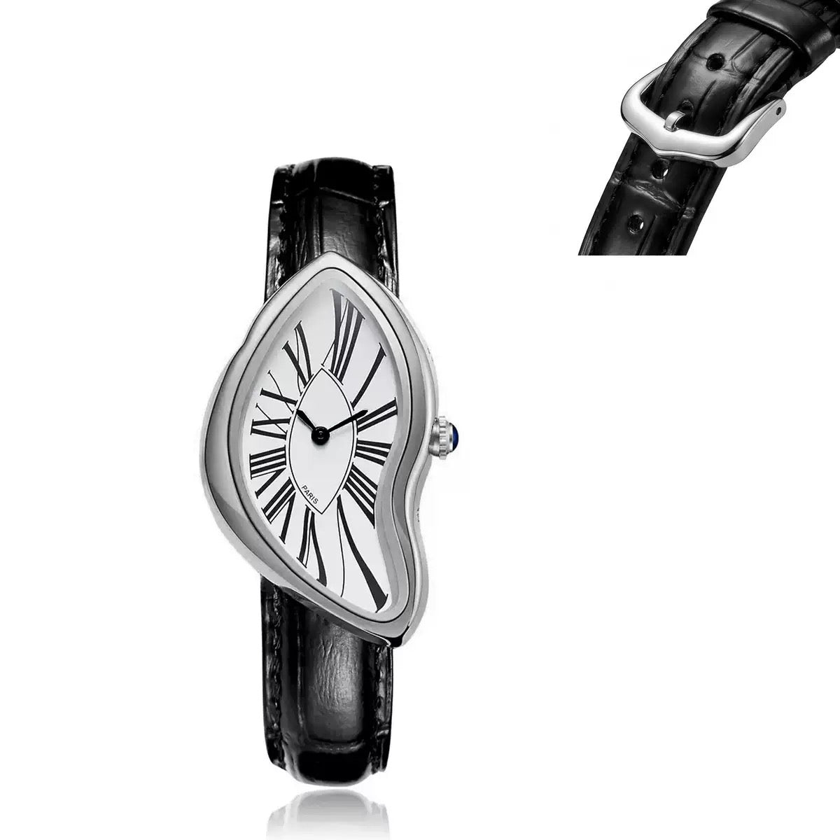 Medieval small dial leather watch