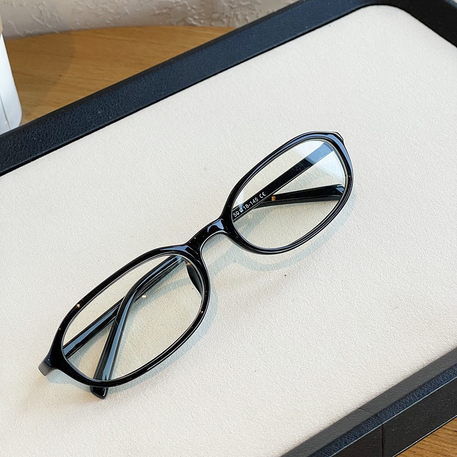 Oval acrylic glasses