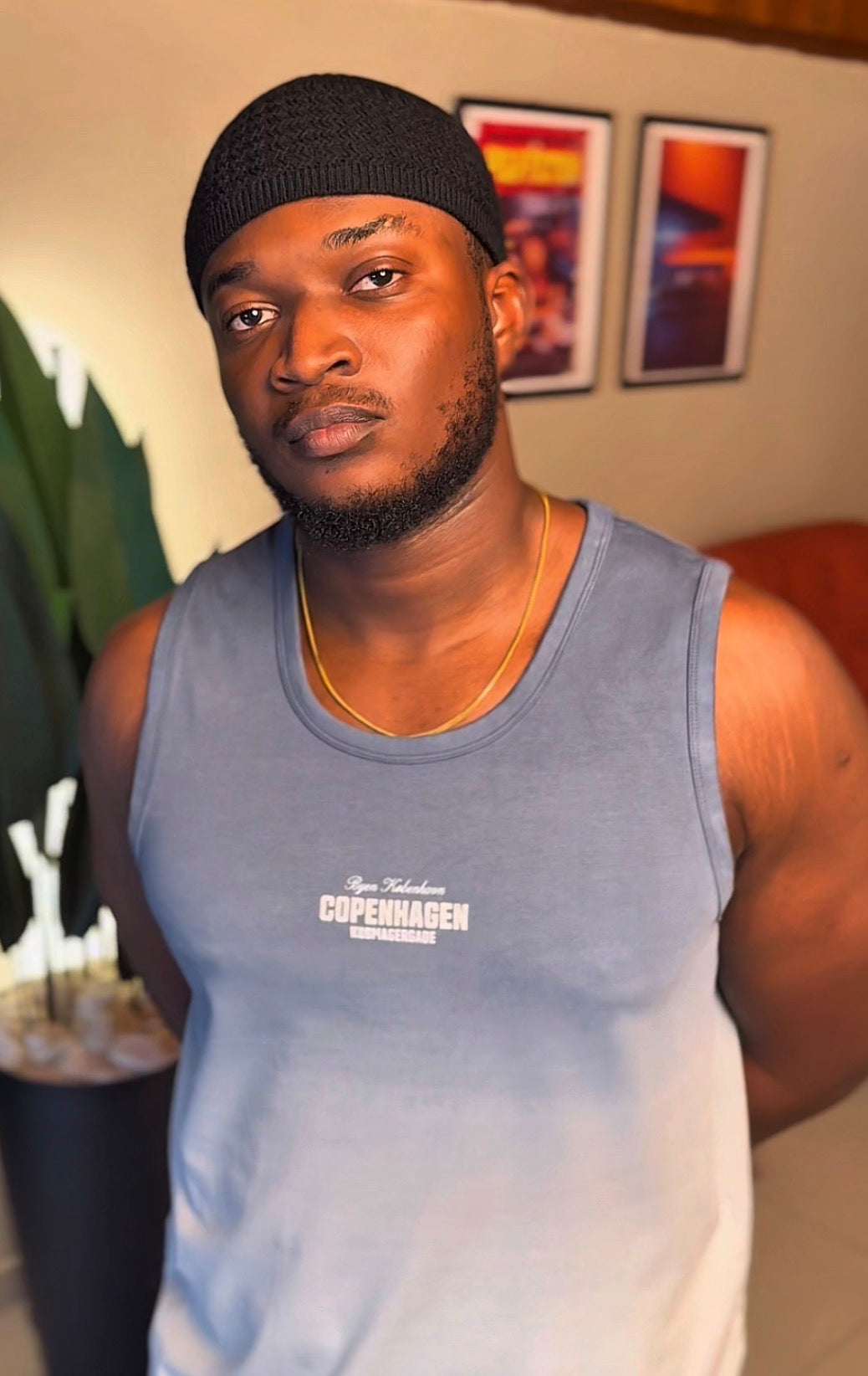 Next blue gradient  sleeveless