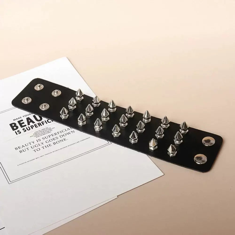 Studded goth bracelet