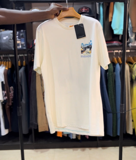 Paradise print tee