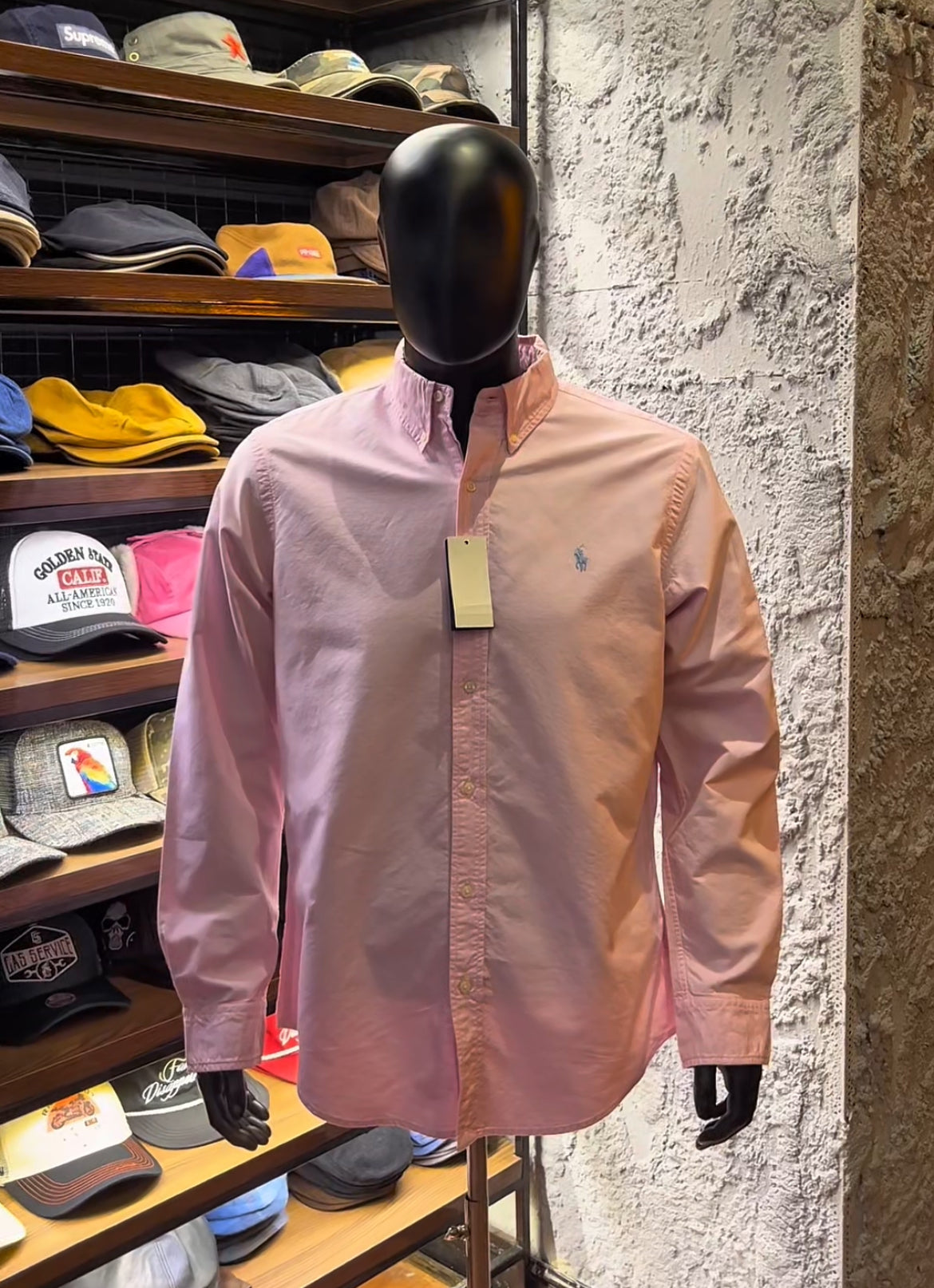 Oxford icon logo long sleeve shirt