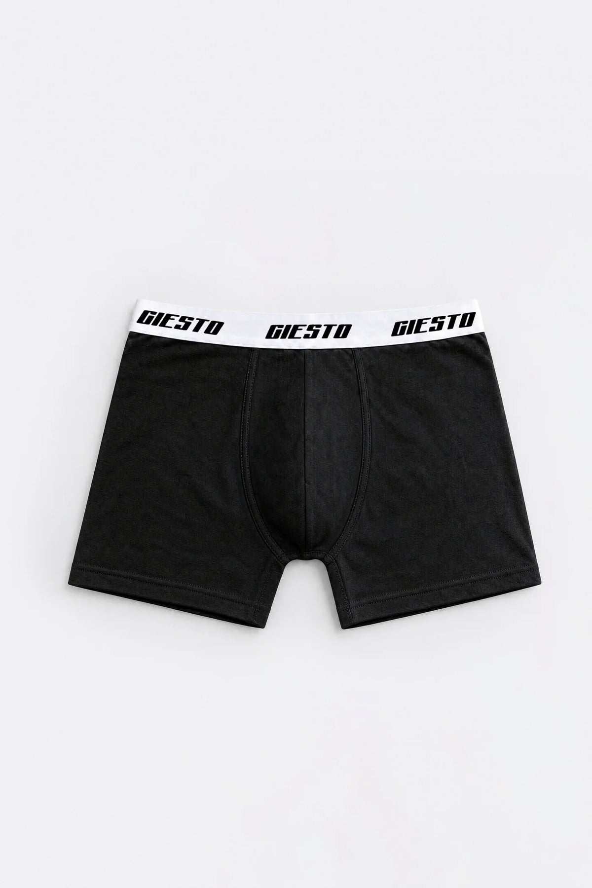 Giesto pack of 3 cotton boxer briefs in black