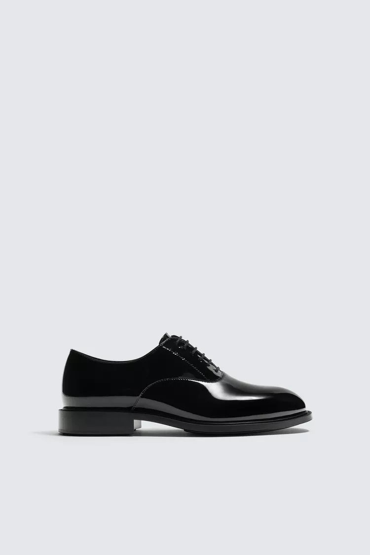 Zara FAUX-PATENT DRESS SHOES