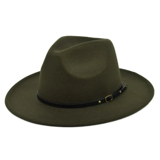 Fedora belt decor hat